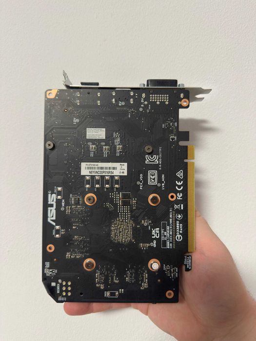 ASUS GTX 1630 4GB - компактна, без 6-pin, 2 міс. гарантії (БУ)