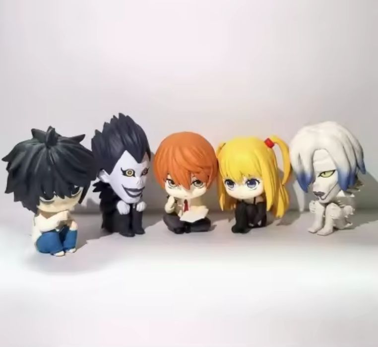 Набор фигурок 5 шт. Тетрадь смерти Death note L Смерть Рюк