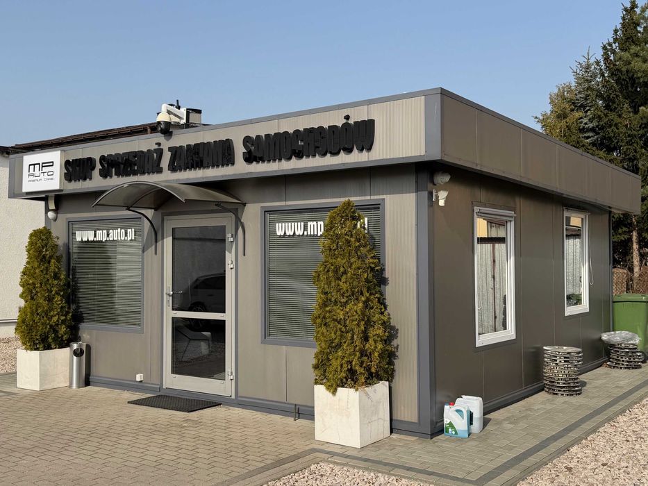 Pawilon handlowy biurowy usługowy biuro 6x6 10 cm