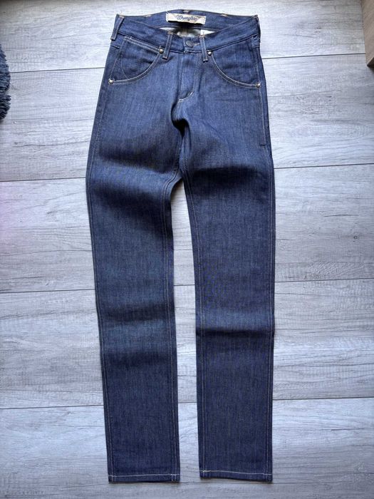 Wrangler 2FR W29 L34 Męskie Jeansy Regular Straight Granatowe Opium Y2K