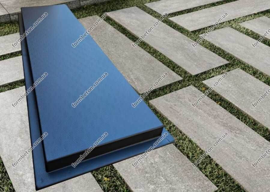 Форма из АБС пластика для бетонной садовой дорожки 100х50 см