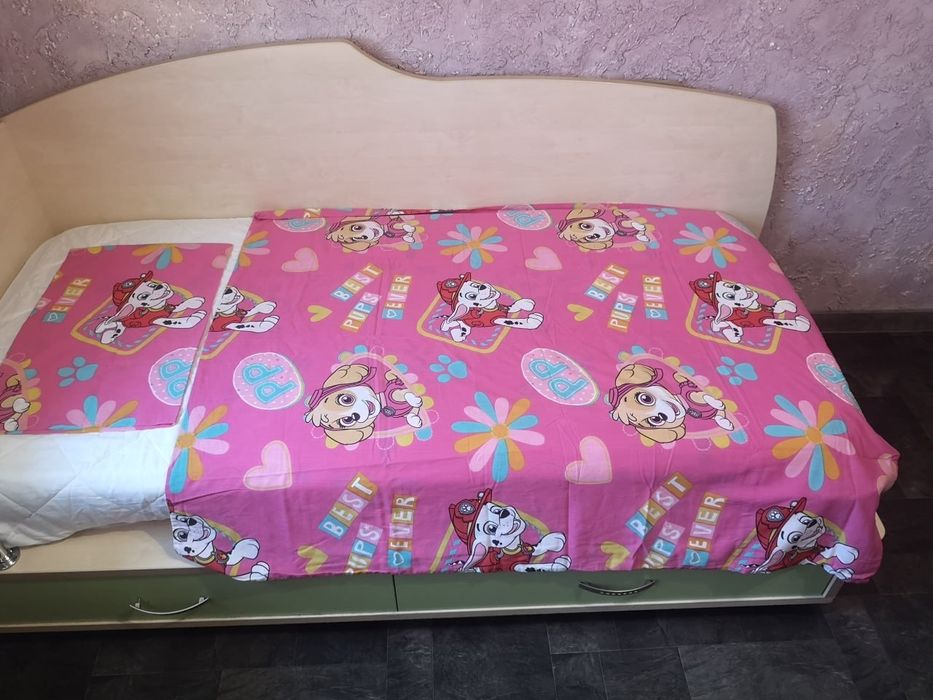 постільна білизна постіль підковдра щенячий патруль на дитяче ліжко