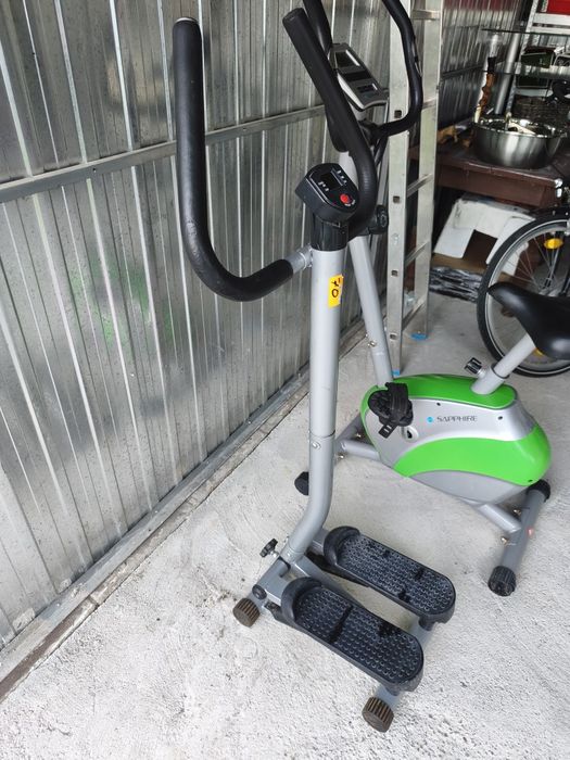 Rower stacjonarny i stepper do ćwiczeń