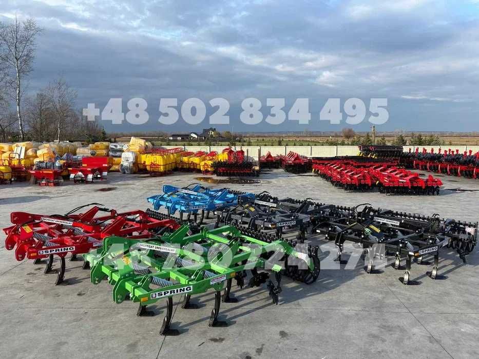 bezorkowy/2m/2,4m/3m SPRING AGREGAT podorywkowo-orkowy/brona/gruber