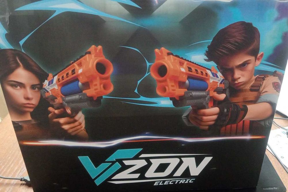 Lançador Elétrico V-ZON Shark COLORBABY +24 Dardos
