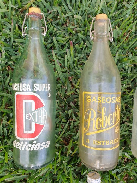 Garrafa antigas pirogravadas