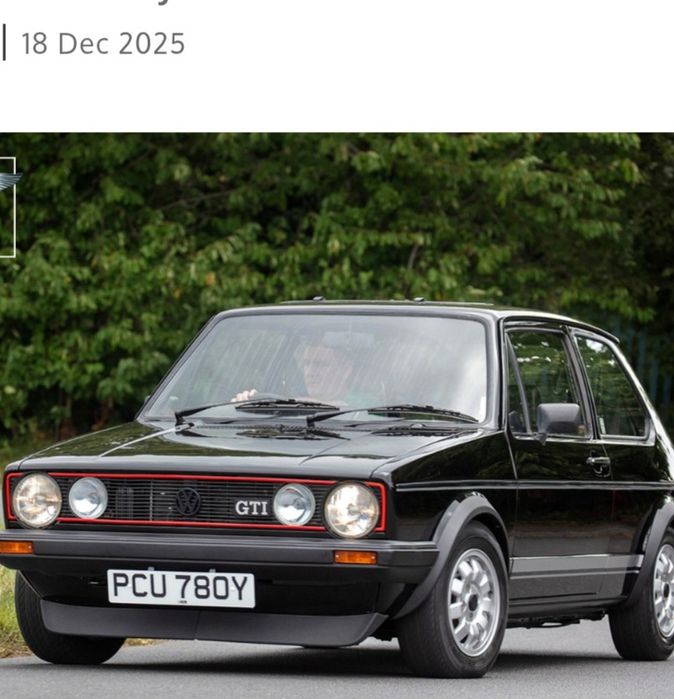 Motor golf gti 1800cc