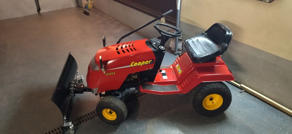 Traktorek kosiarka Cooper +pług śnieżny