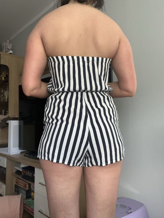 Kombinzon paski bez ramiączek hm samonośny