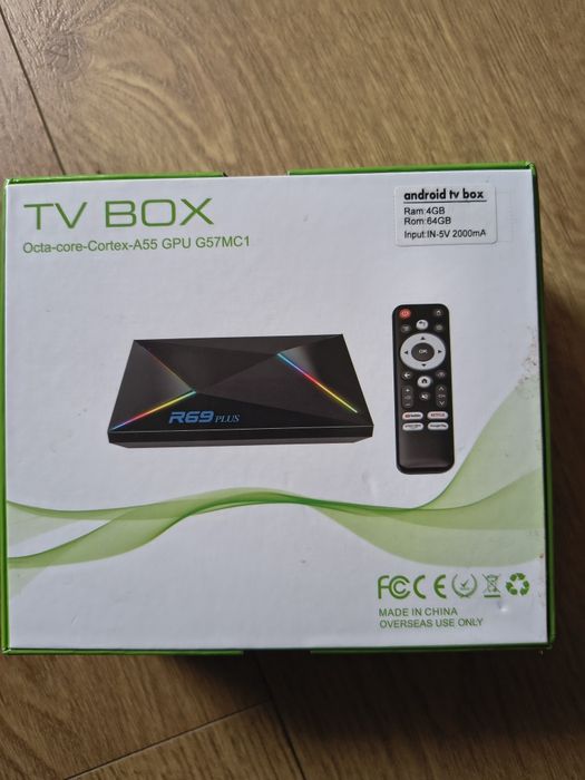 Smart box tv android 14 R69 plus
