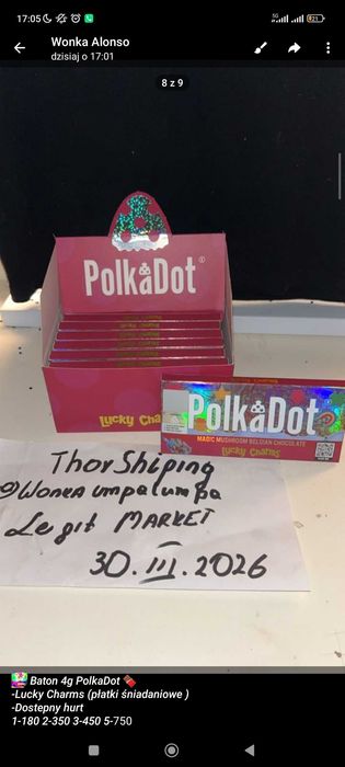 Magiczna Czekolada PolkaDot Baton