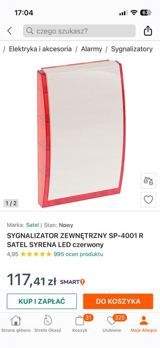 Satel sygnalizator zewnetrzny SP-4001 R