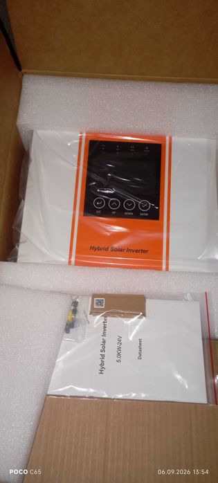Гибридный инвертор POWLAND ISolar-SMS-5KW-P-24V With Wi-Fi