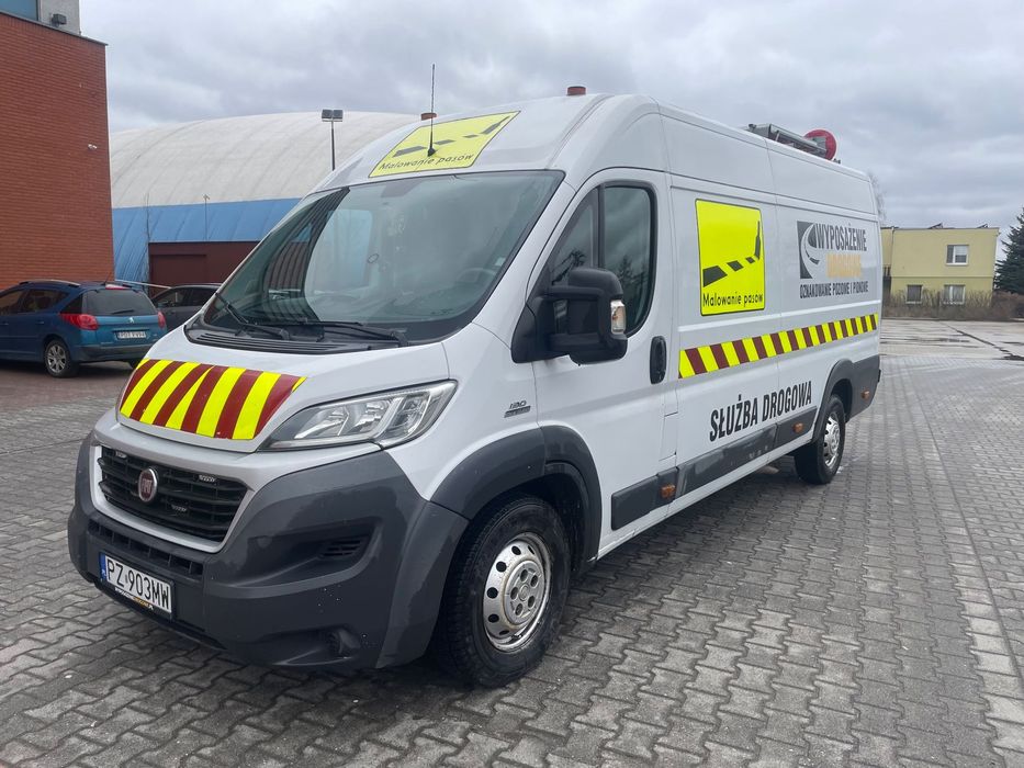 Fiat Ducato blaszak służba drogowa FV  Fiat Ducato służba drogowa oświetlenie ostrzegawcze FV