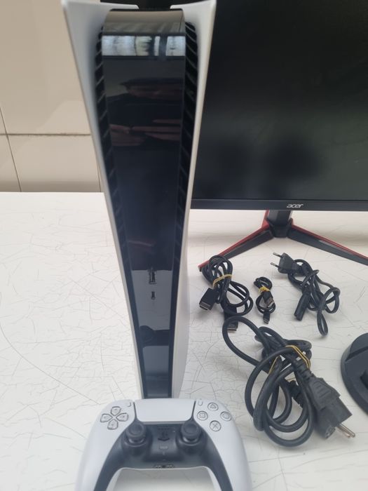 Ps5 Digital  + Comando oficial Sony + Monitor Acer  Gaming - Ler anúncio  !!