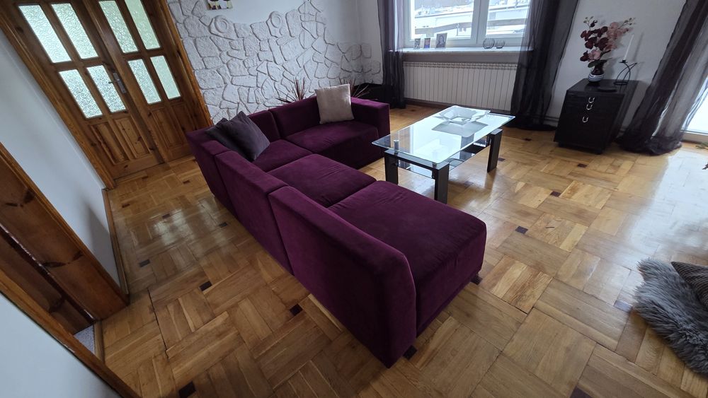 Narożnik sofa tapczan