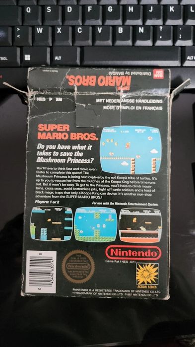 Super Mario Bros. Nintendo NES completo francês