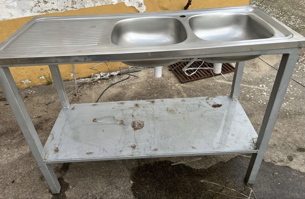 Bancada duas cubas