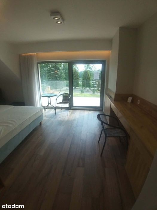 Dom z sauną, jacuzzi. Duży ogród, widok na Jeziorak - pierwsza linia.