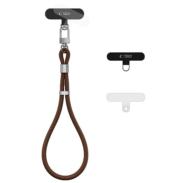Tech-Protect C11S Rope Wrist Strap Walnut Brown