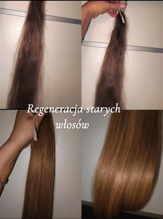 Regeneracja i przerabianie włosów pod keratynę ,bio taśmy  2 DNI