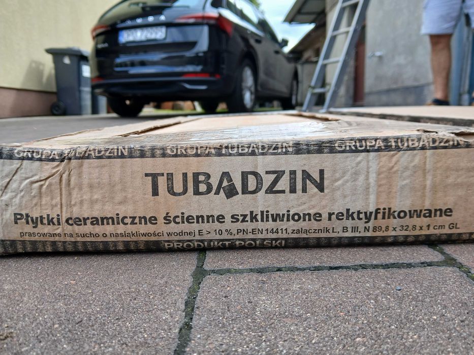 Płytki Tubądzin Interval White STR 32,8x89,8 (2 paczki / 3,54 m2) - NOWE!