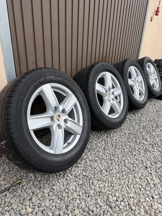 Koła aluminiowe 18” 5x130 Porsche 255/55/55 Cayenne Q7 Touareg TPMS