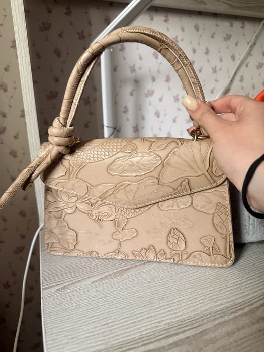 Сумочка бежева японська
