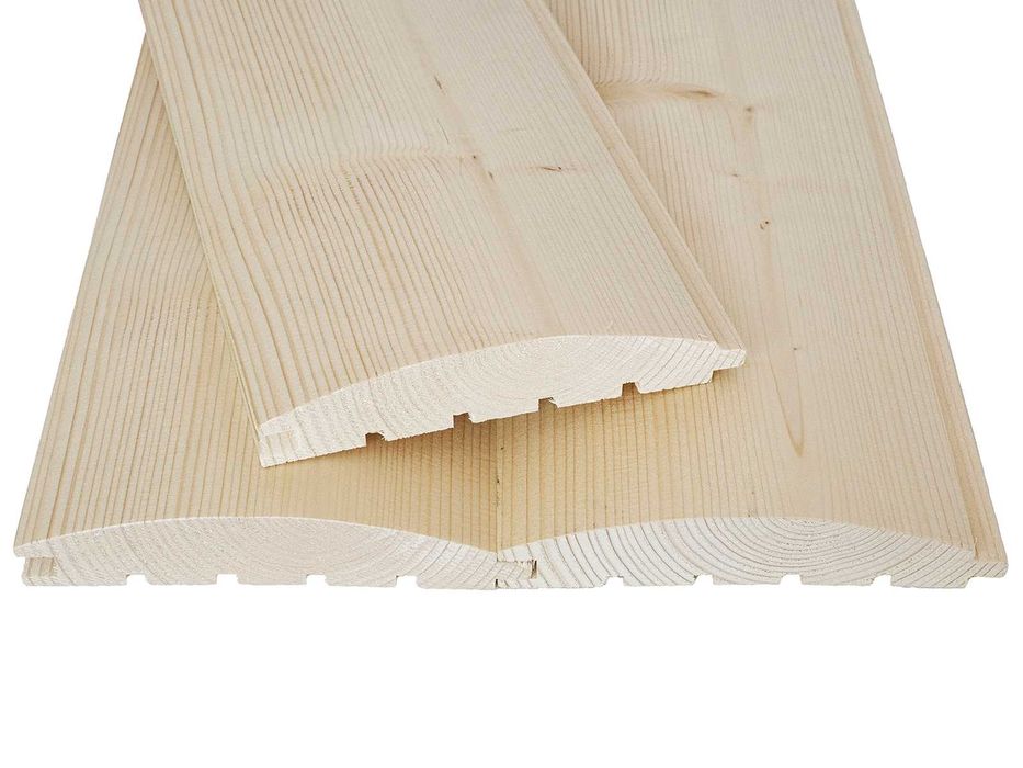 Deska elewacyjna Drewniania PÓŁBAL 28mm Świer Skandynawski Malowanie