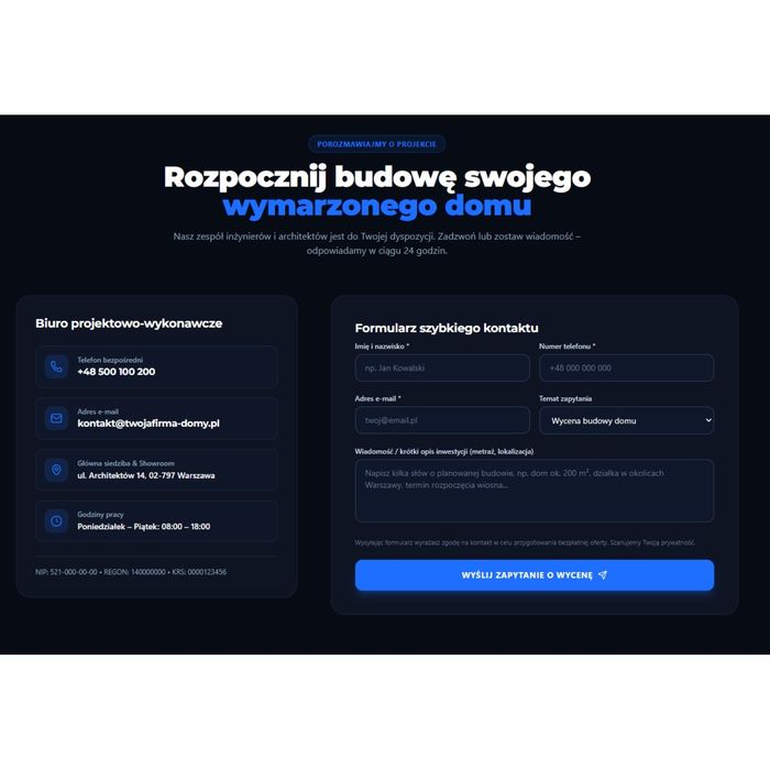 Strony internetowe WWW | Projektowanie stron | Strona dla firmy