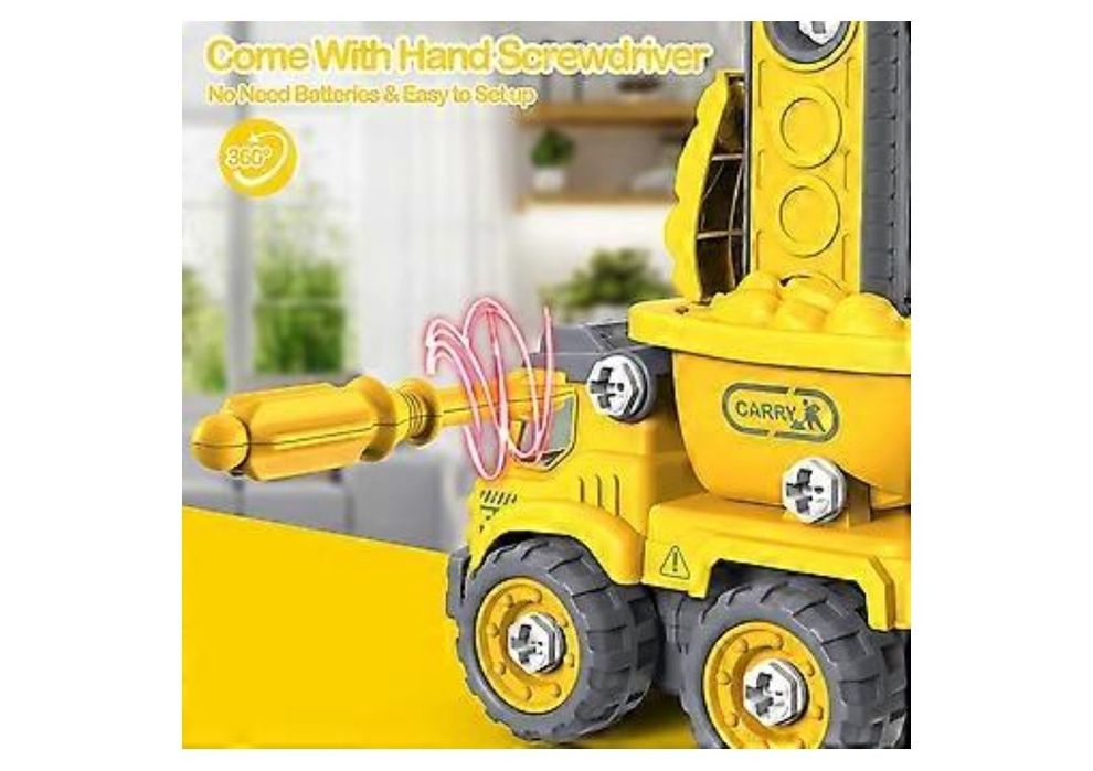 Zabawka Lexibook  ROBOTRUCK DIY 5-w-1 ROBOT kombinowany pojazd budowla