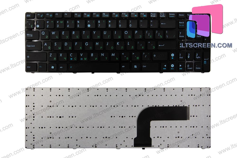 Клавиатура Asus K52 K53S K72 G60 G51 G53 UL50 F50 K52 версия Черная RU