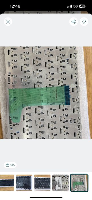 Teclado portátil Toshiba PT