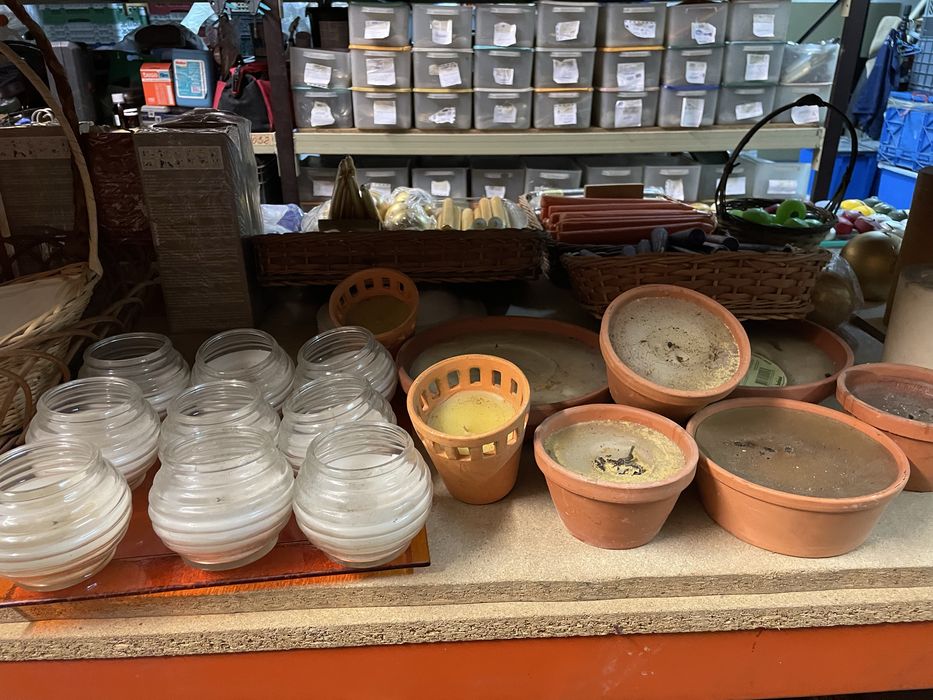 Velas simples e em copo