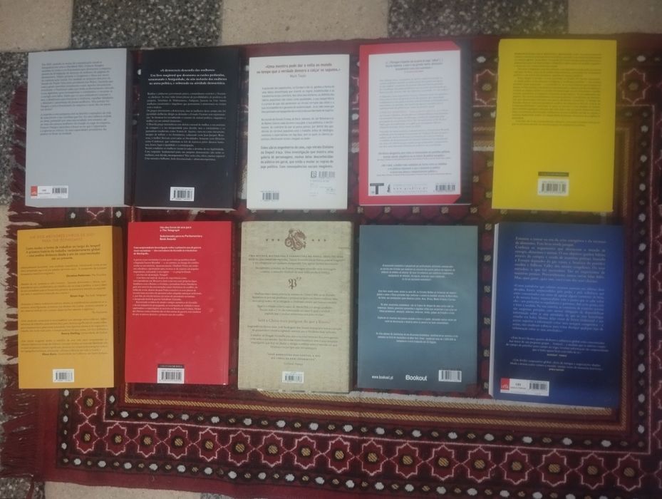 Livros recentes - politica, economia, outros (NOVOS)