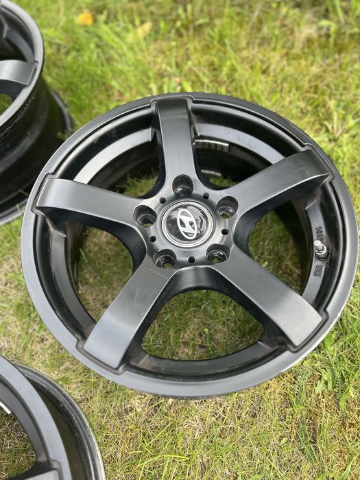 Felgi aluminiowe czarne r. 15 6,5J +  czujniki TPMS Bosch