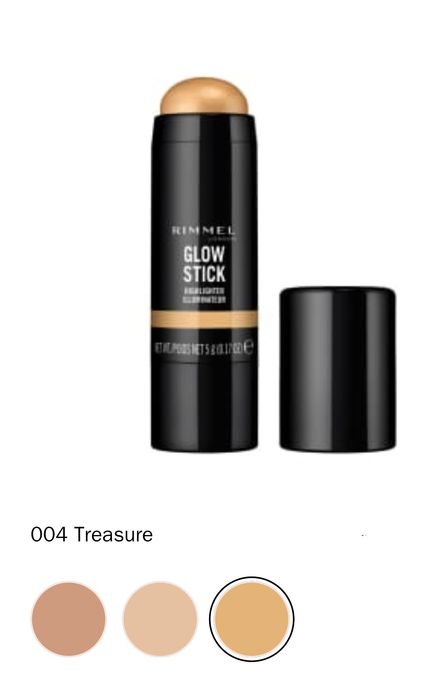RIMMEL rozświetlacz sztyft 004 złoty nowy