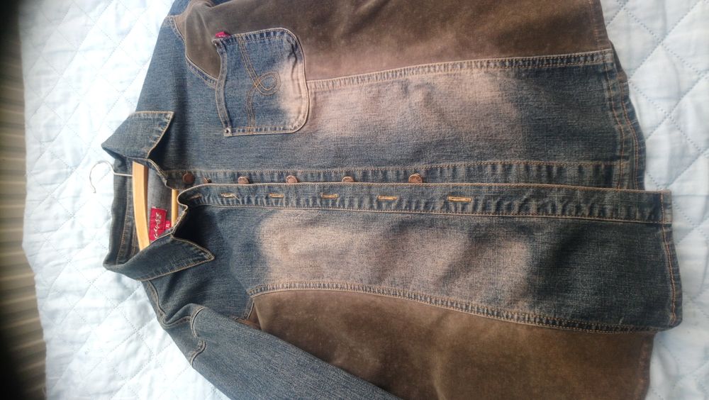 Katana jeansowa swietna na chlodniejsze dni .