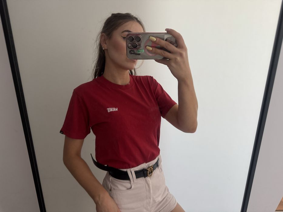 Koszulka t-shirt Vans czerwona