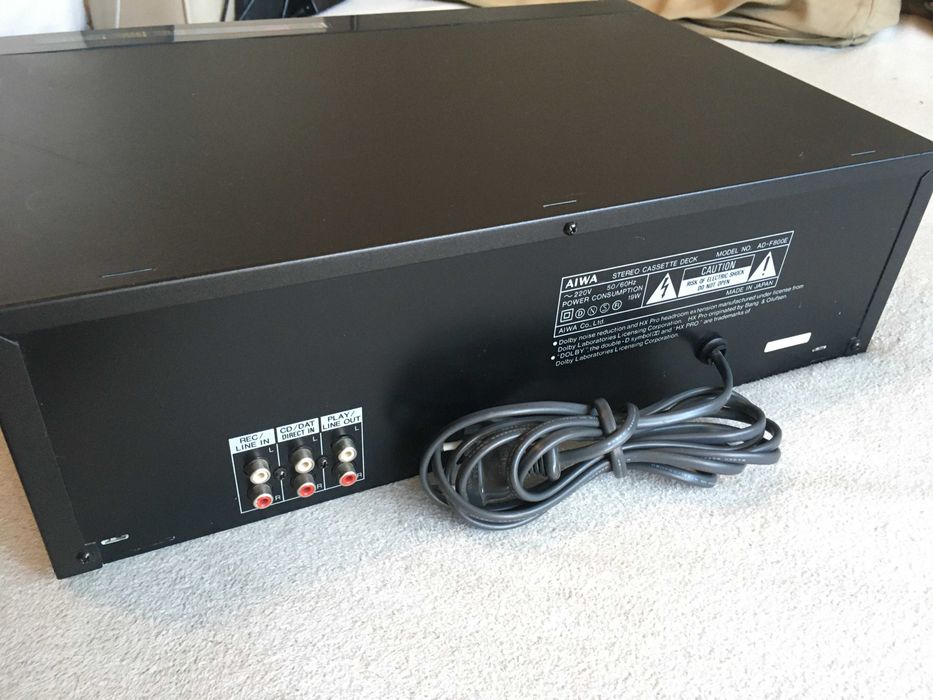 Magnetofon deck Aiwa AD-F800 wysoki model idealny.