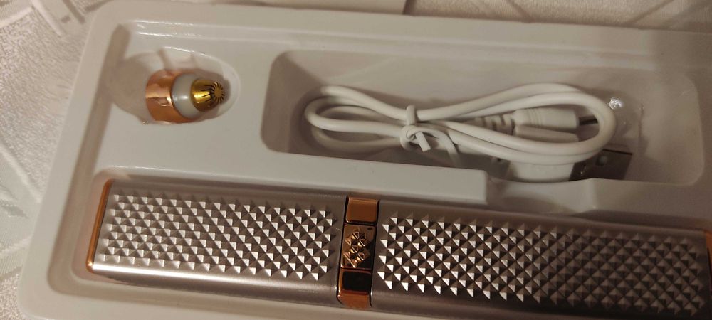 Elektryczny Depilator do twarzy dwie koncówki