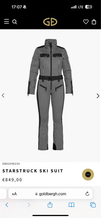 Лижний Комбінезон Goldbergh комбинезон