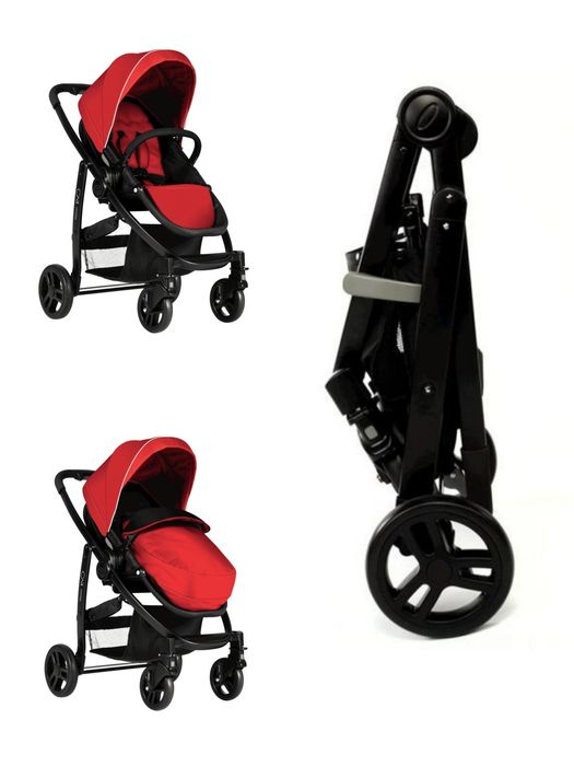Carrinho bebé trio + Base Auto + Acessórios