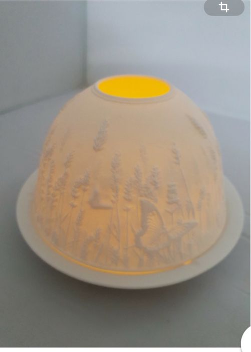 Фарфоровый подсвечник Литофания Light-Glow «Кошки» (Новый)