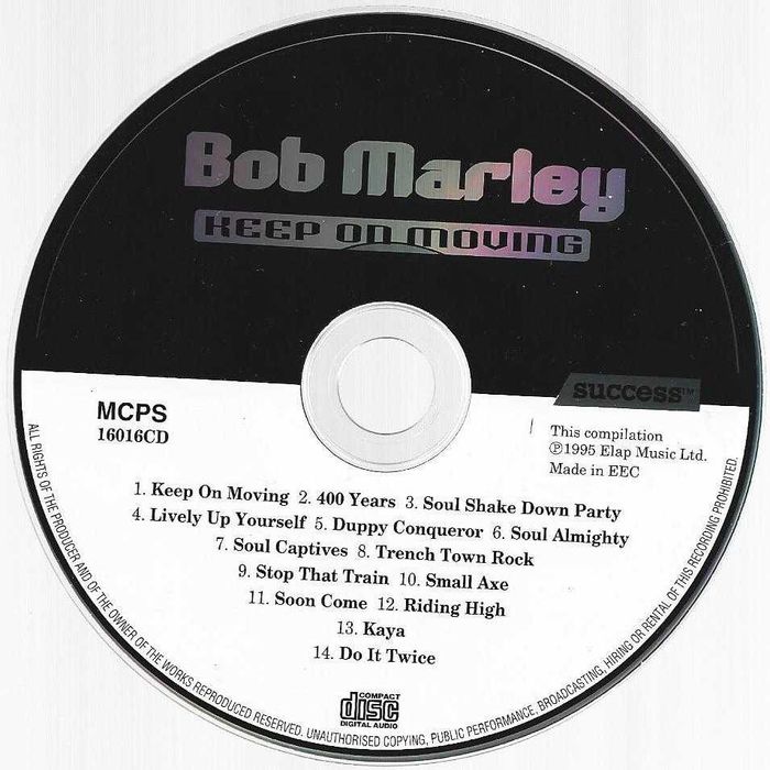 Bob Marley - - - - - Keep On Moving - - - - - CD