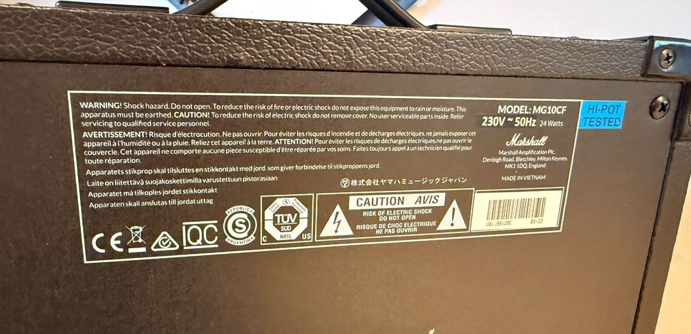 Marshall amp MG10 COMBO wzmacniacz gitarowy 6,5"