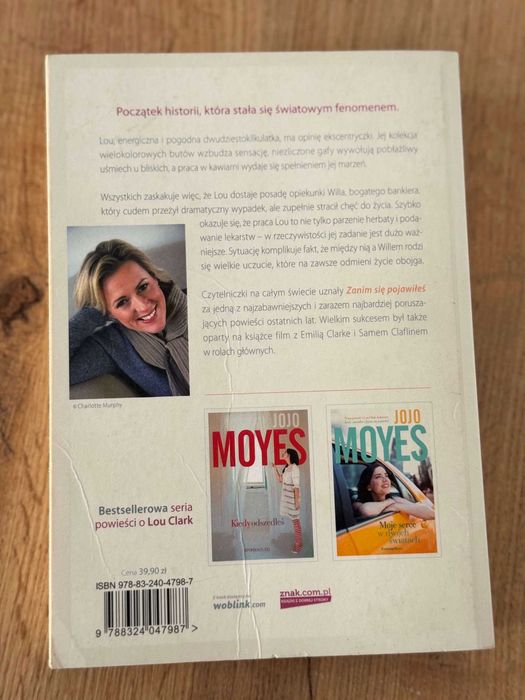 Książka "Zanim się pojawiłeś" Jojo Moyes