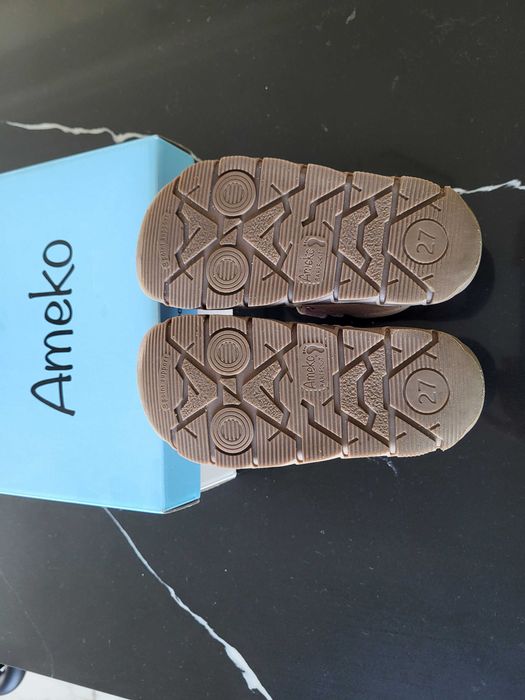 Buty barefoot Ameko Ringo-Rose różowe skórzane r. 27
