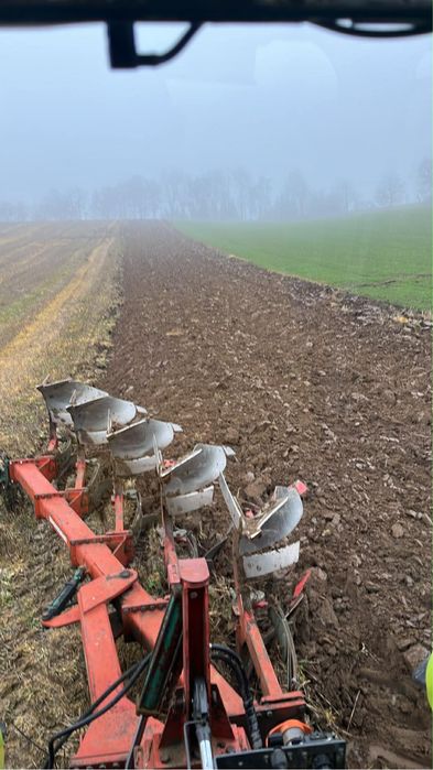 Pług 5 skibowy kverneland obrotowy resor
