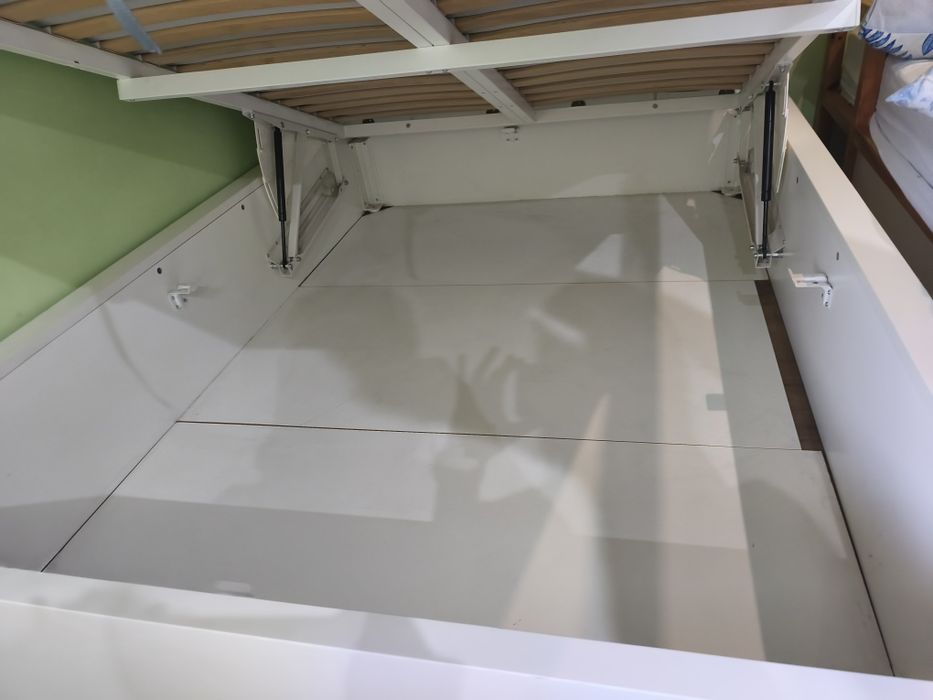 Duże łóżko Ikea,model MALM